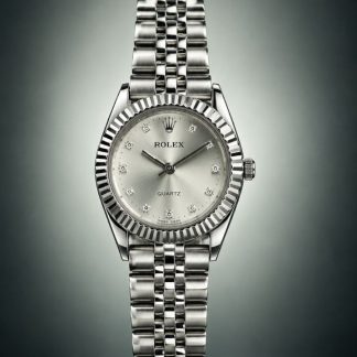 Elegant Ladies Watch - Classic rolex silver