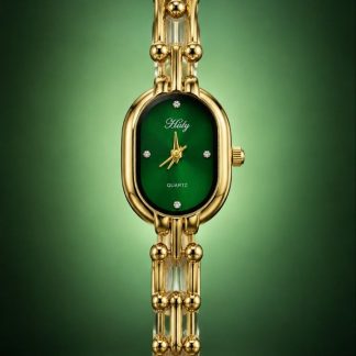 Elegant Ladies Watch - Steel Band Gold