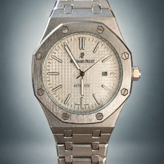 Luxury Watch - Octagonal Face AP Silver