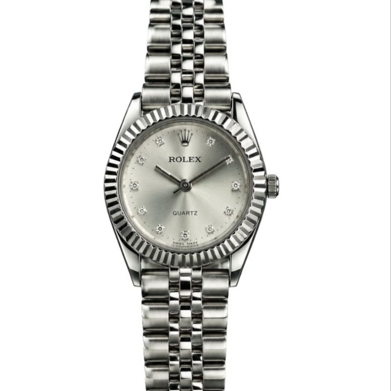 Classic rolex silver